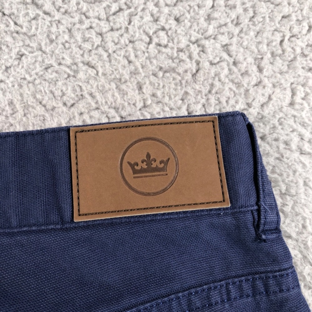 Peter Millar Pants Mens 32x33 Mens Blue Ultimate Sateen 5 Pocket Stretch Golf - Picture 6 of 14